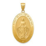 14K Y Gold Miraculous Medal Charm - Walter Bauman Jewelers