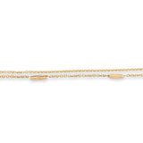 14K Y Gold “ND” Necklace - Walter Bauman Jewelers