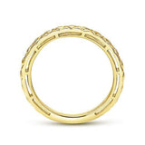 14K Y Gold Stacking Ring - Walter Bauman Jewelers