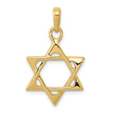 14K Y Gold Star Of David Pendant - Walter Bauman Jewelers