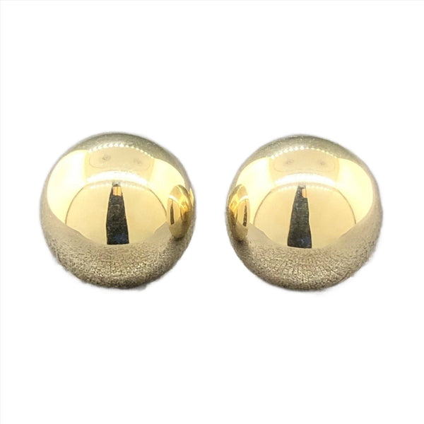 14K Yellow Gold 8mm Ball Earring - Walter Bauman Jewelers