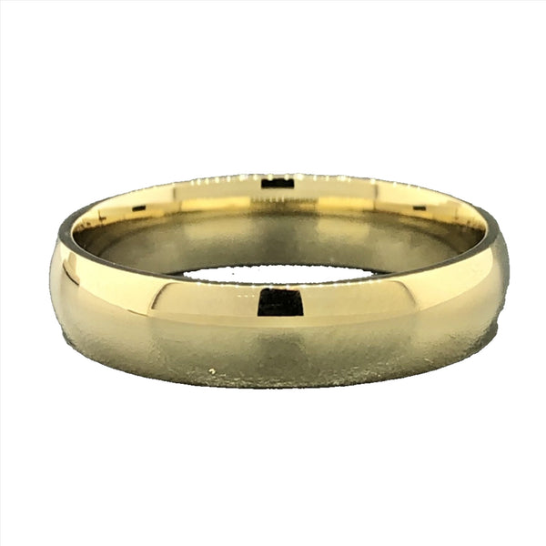 14K Yellow gold plain wedding band 5.9grms - Walter Bauman Jewelers