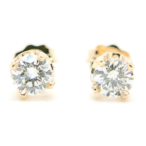 14K YG 0.50cttw Diamond Studs - Walter Bauman Jewelers