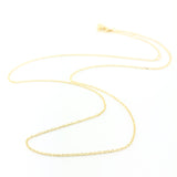 14K YG 16-18" 030 Cable Chain - Walter Bauman Jewelers