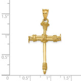 14K YG Cross - Walter Bauman Jewelers