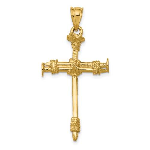 14K YG Cross - Walter Bauman Jewelers