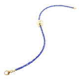 14k YG Lapis Lazuli Beaded Bracelet - Walter Bauman Jewelers