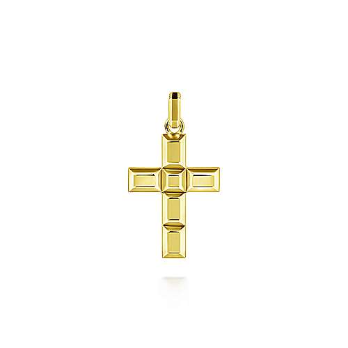 14kK Y Gold Cross - Walter Bauman Jewelers
