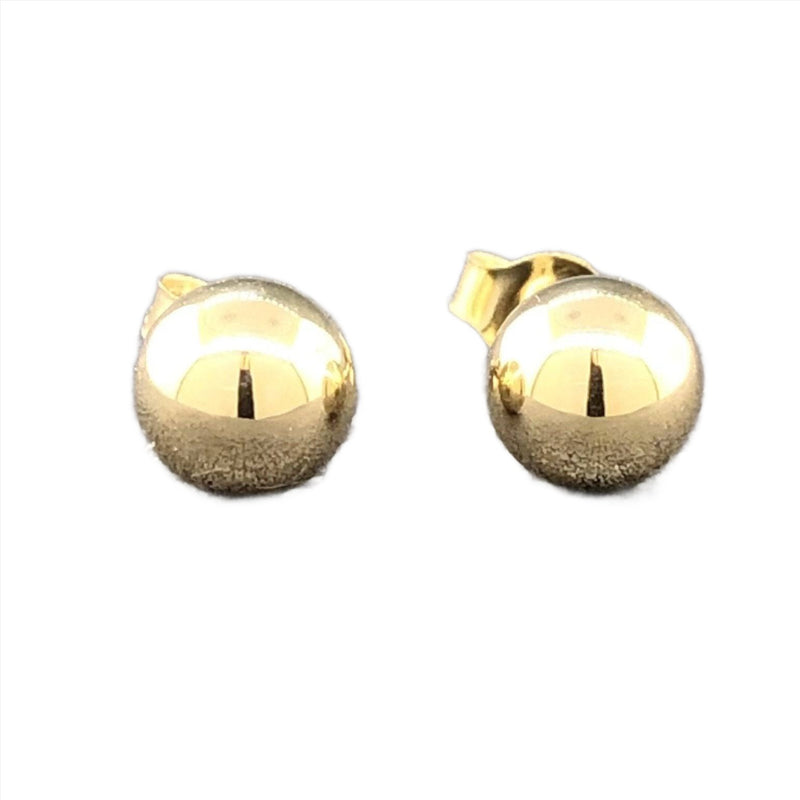 14KYellow Gold 5mm Ball Earring - Walter Bauman Jewelers
