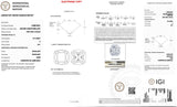 1.51ct D/VS1 Cushion Lab-Grown Diamond IGI#488142441 - Walter Bauman Jewelers