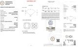 1.55ct D/VS1 Cushion Lab-Grown Diamond IGI#488142458 - Walter Bauman Jewelers