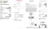 1.58ct D/VS1 Cushion Lab-Grown Diamond IGI#488142440 - Walter Bauman Jewelers