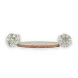 18K W Gold 3.00ctw J/I2 Round Diamond Stud Earrings - Walter Bauman Jewelers