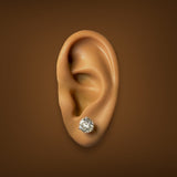 18K W Gold 3.32ctw J/I1 Round Diamond Stud Earrings - Walter Bauman Jewelers