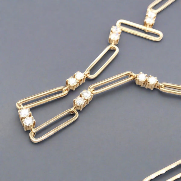 18K W Gold 7" .80cttw Diamond Bracelet - Walter Bauman Jewelers
