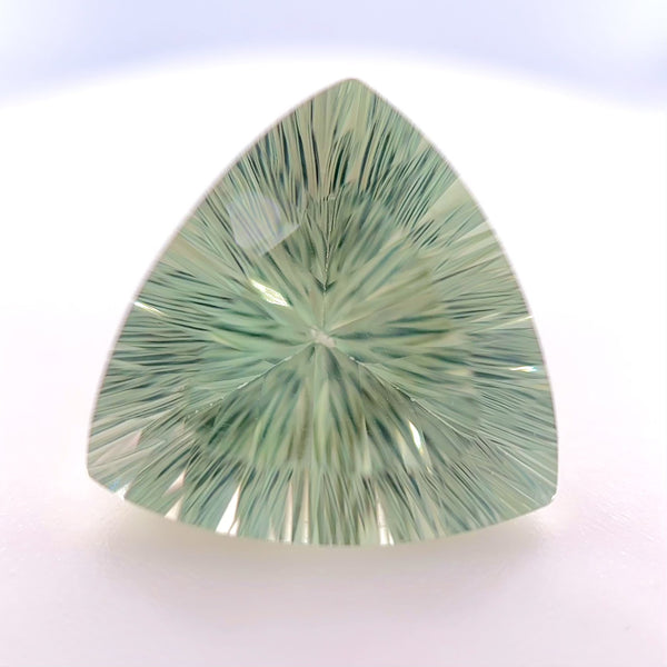 Estate 7.48ct Trillion Green Amethyst Loose Gemstone