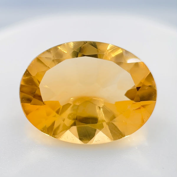 Estate 8.04ct Ovale Citrine Pierre Précieuse En Vrac