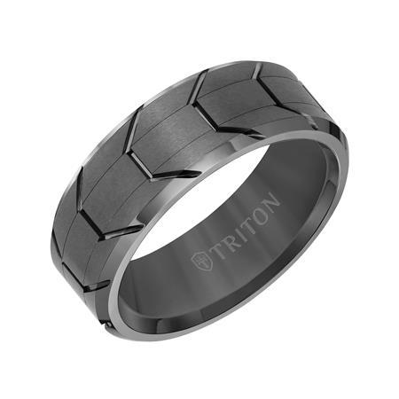 8MM Tungsten Carbide Ring - Walter Bauman Jewelers