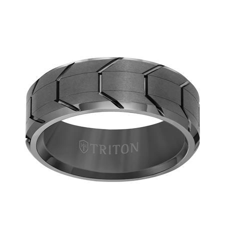 8MM Tungsten Carbide Ring - Walter Bauman Jewelers