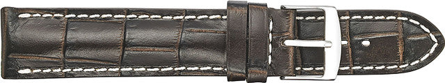 Fleurus Alligator Embossed Leather Watchband 934 - Walter Bauman Jewelers