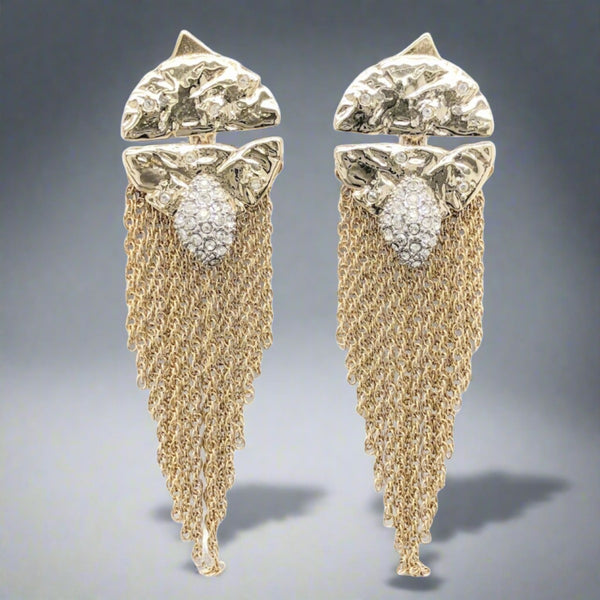 Alexis Bittar YGP CZ Dangle Earrings - Walter Bauman Jewelers