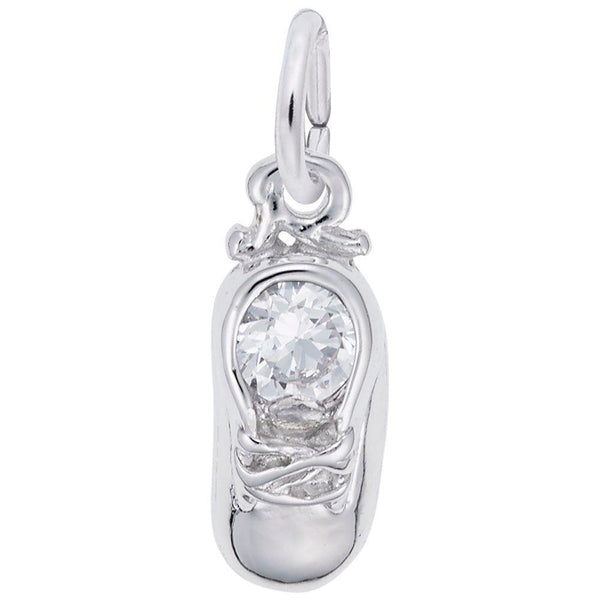 April Baby Shoe Charm - Walter Bauman Jewelers