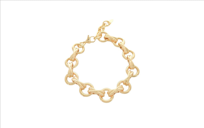 Brass YGP Bracelet - Walter Bauman Jewelers