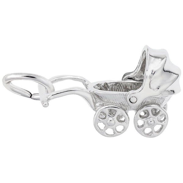 Canopy Baby Carriage Charm - Walter Bauman Jewelers