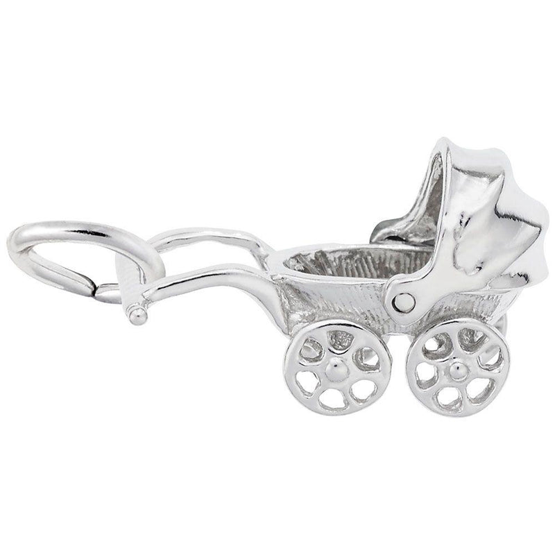 Canopy Baby Carriage Charm - Walter Bauman Jewelers