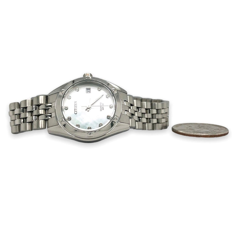 Citizen Mother of Pearl Women’s Quartz Watch ref# eu6050-59d - Walter Bauman Jewelers
