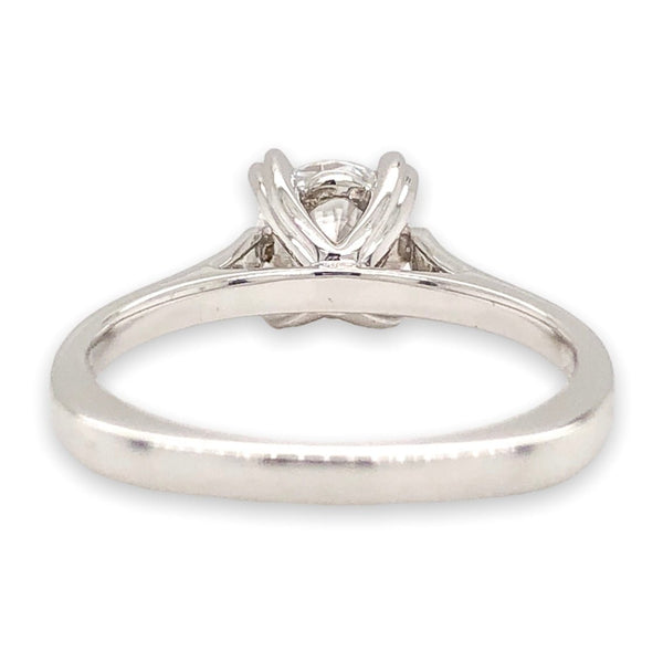 Claude Thibaudeau 18K W Gold Diamond Engagement Mounting 6.5mm - Walter Bauman Jewelers