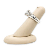 Claude Thibaudeau 18K W Gold Diamond Engagement Mounting 7.4mm - Walter Bauman Jewelers