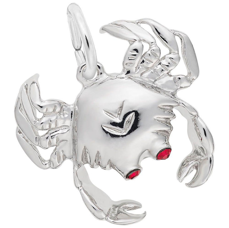 Crab with Stones Charm - Walter Bauman Jewelers