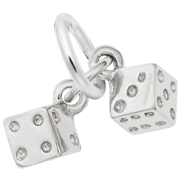 Dice Accent Charm - Walter Bauman Jewelers