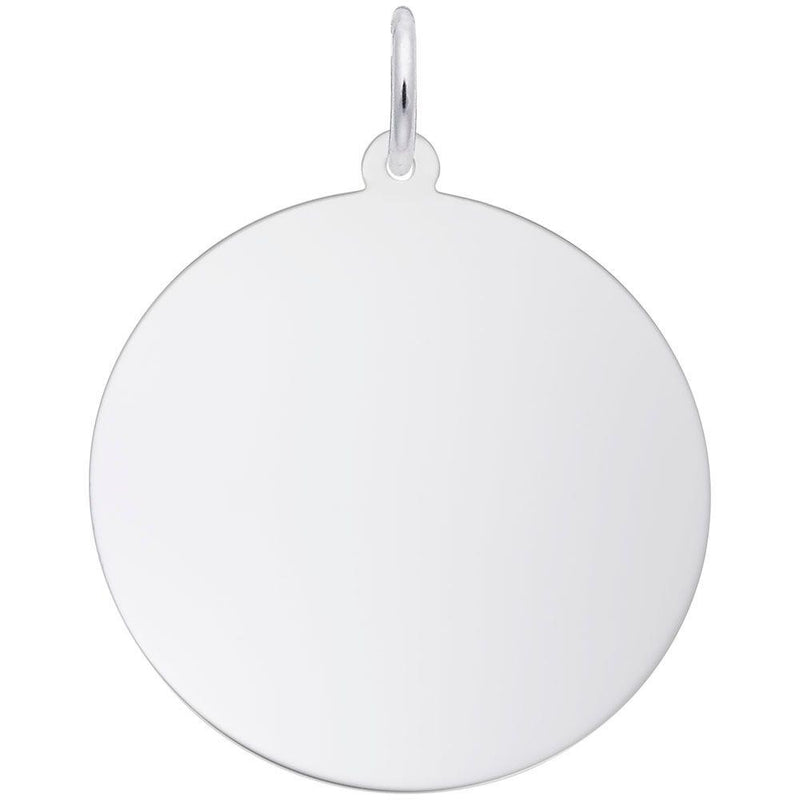 Double Extra Large Round Disc Charm - Walter Bauman Jewelers