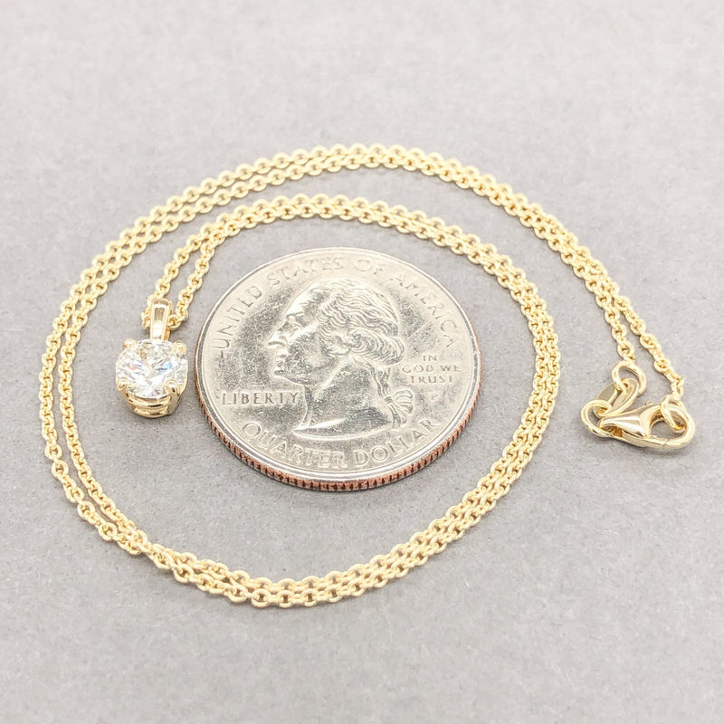 Estae 14K Y Gold 0.70ct I/I1 Diamond Pendant - Walter Bauman Jewelers
