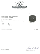 Estate 0.11ct G/SI2 Princess Loose Diamond - Walter Bauman Jewelers