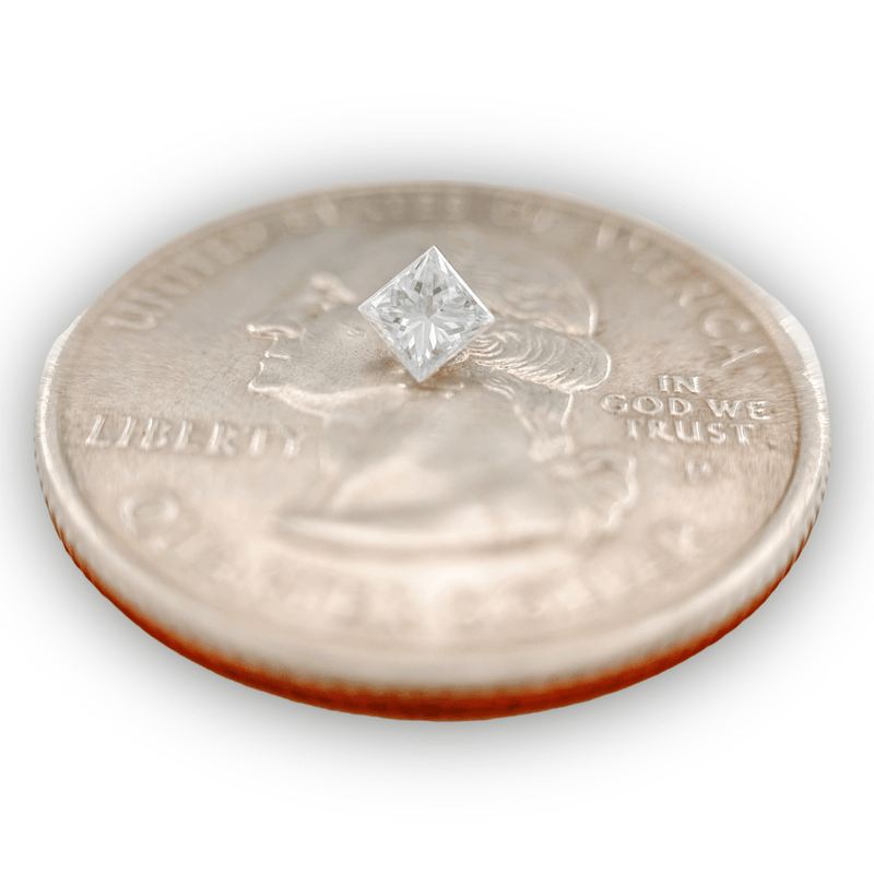 Estate 0.19ct G/I1 Princess Loose Diamond - Walter Bauman Jewelers