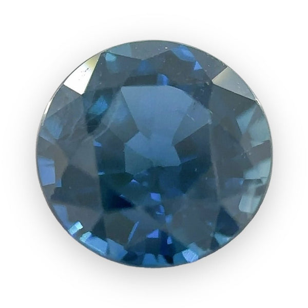 Estate 0.70ct Round Sapphire Loose Gemstone - Walter Bauman Jewelers