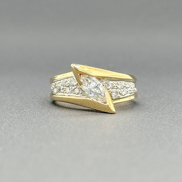Estate 10-18K Y Gold 0.54cttw F-G/SI1 Diamond Ring - Walter Bauman Jewelers