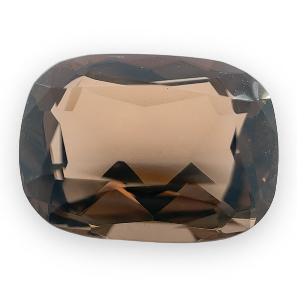 Estate 10.4ct Cushion Smoky Quartz Loose Gemstone - Walter Bauman Jewelers