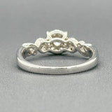 Estate 10K W Gold 0.37cttw G-H/SI1-2 Diamond Cluster Engagement Ring - Walter Bauman Jewelers