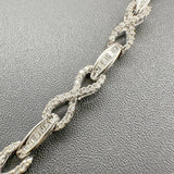 Estate 10K W Gold 0.69cttw G-H/SI1-2 Diamond Bracelet - Walter Bauman Jewelers