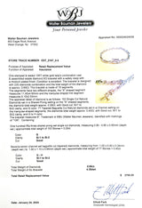 Estate 10K W Gold 0.69cttw G-H/SI1-2 Diamond Bracelet - Walter Bauman Jewelers
