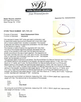 Estate 10K W Gold 1.83cttw H-I/SI2-I1 Diamond Bolo Bracelet - Walter Bauman Jewelers