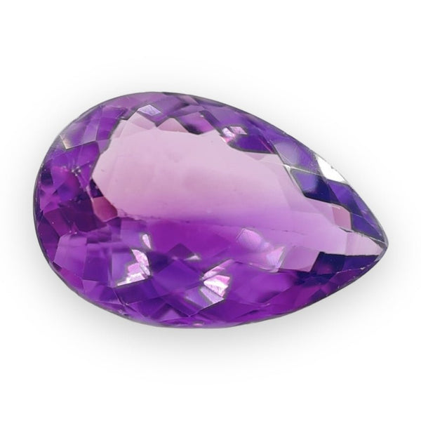 Estate 11.51ct Pear Amethyst Loose Gemstone - Walter Bauman Jewelers