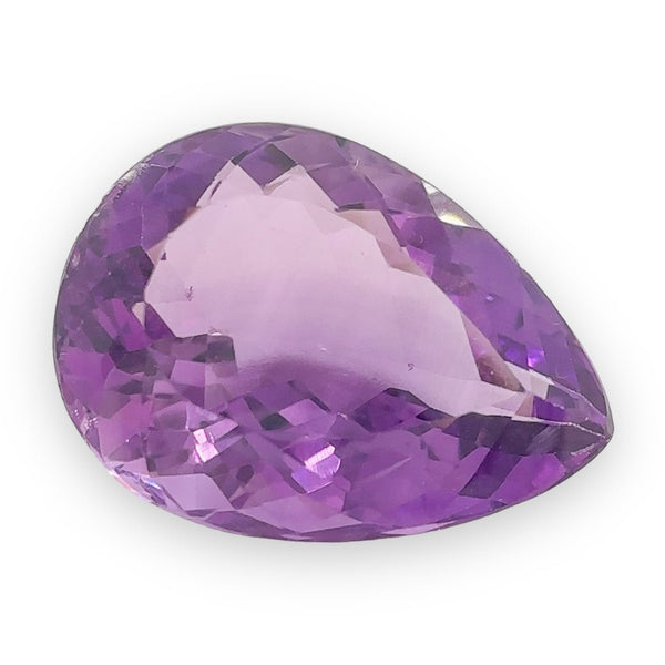 Estate 12.47ct Pear Amethyst Loose Gemstone - Walter Bauman Jewelers