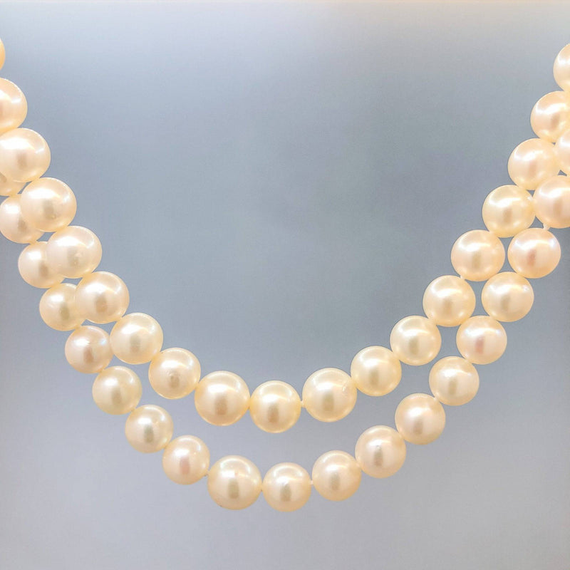 Jewelopia Freshwater Natural Pearl Necklace double strand 8 mm Pearl Mother  of Pearl Necklace Price in India - Buy Jewelopia Freshwater Natural Pearl  Necklace double strand 8 mm Pearl Mother of Pearl