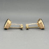 Estate 14K R Gold 19.08cttw Smoky Quartz Cufflinks - Walter Bauman Jewelers