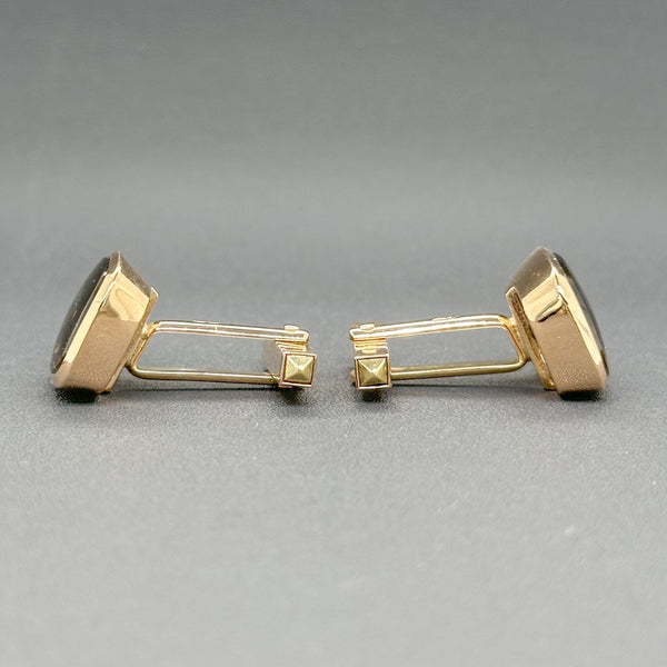 Estate 14K R Gold 19.08cttw Smoky Quartz Cufflinks - Walter Bauman Jewelers